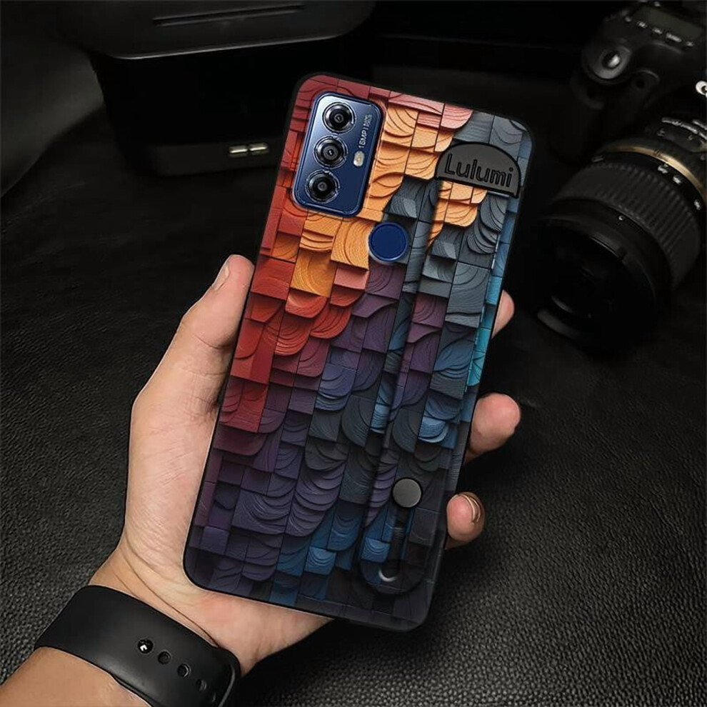 Moto G Play 2023 Silicone Phone Case With Wristband 9455834361413