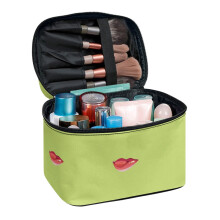 Make-uptasje met lippenpatroon voor op reis (8,86 x 6,5 x 5,9 inch)