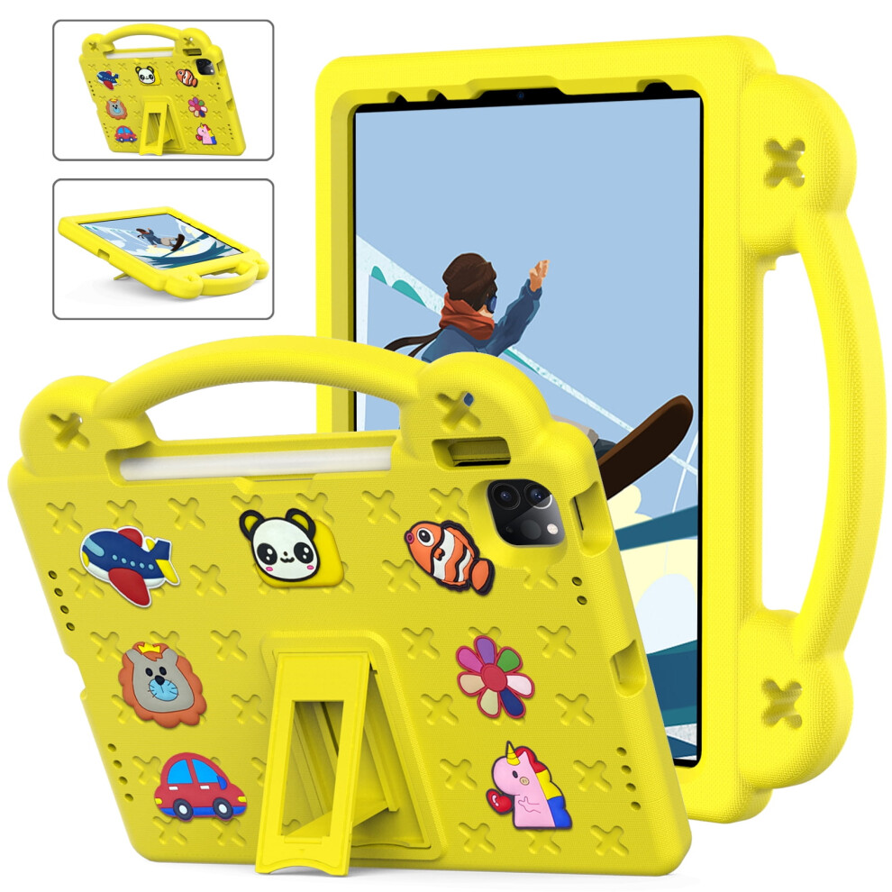 Rugged Shockproof Ipad Case For 10Th And 11Th Gen, Yellow 9180333277841