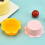 Silicone Muffin Liners Flower-Shaped Labels 24 Pcs 1