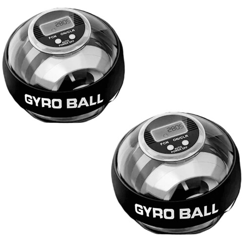 Metal Torque Ball Hand Exerciser with LED Counter and