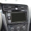 GPS Navigation Panel Cover Trim Kolfiber Dekorationsram för  MK7 2014-2019 3
