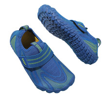 Kids Water Shoes Blue Wide Toe Box Breathable Quick-Dry
