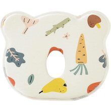 (25cm*20.5cm*3cm, Fruits Vegetables-01) Kussen voor pasgeborenen om platte kop te voorkomen, anti-platte kop baby