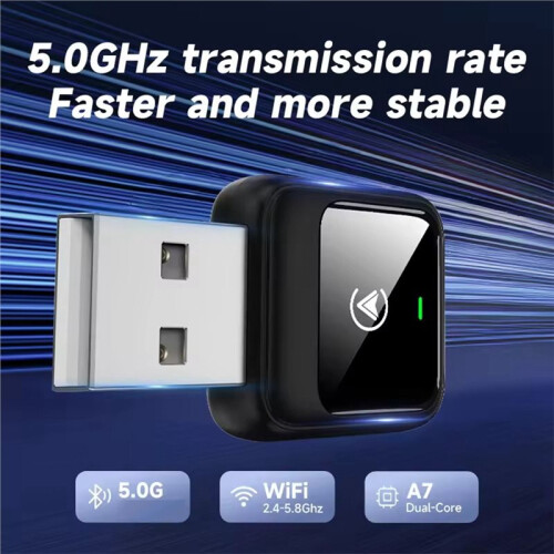 Car Wireless Carplay Android Auto 2 In 1 Box Plug& Cablato A Wireless Dongle CarPlay Android Auto per   Box 2