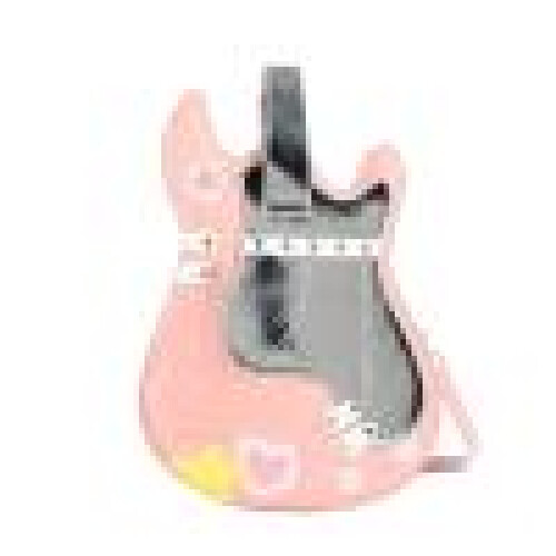 Mochila mini em formato de guitarra para mulheres e adolescentes.