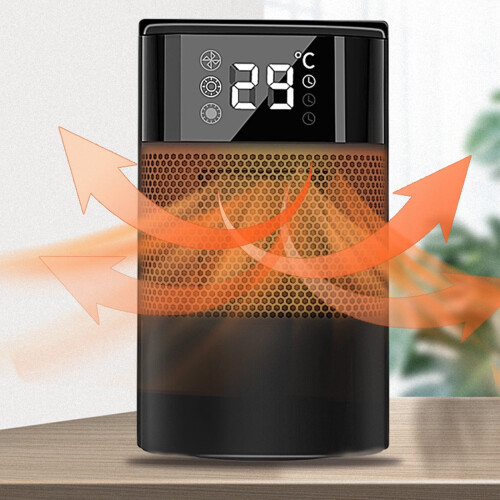 Ceramic Space Heater with Digital Thermostat, 3 Modes, 1