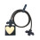 Charging Cable Protector Case Beige Black 4