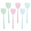 Plastic Fly Swatter with Thickened Head 17.5 Inch 1