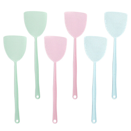 Plastic Fly Swatter with Thickened Head 17.5 Inch