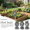 Owl Decoy Plastic Rotating Head 10.6 Inch 2