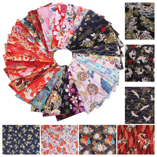 Cotton Quilting Fabric Soft Comfortable 30 Pcs
