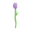 Soft Colorful Plush Flower Decor - 1 piece 3
