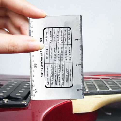 Guitar String Height Ruler for Repairing Action Gauge 1