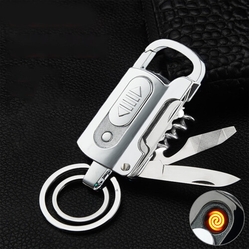 Electric Torch Lighter Rechargeable Keychain 1 pack