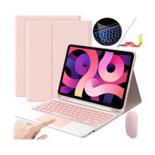 Pink Keyboard Mouse Pencil for iPad Pro 11 Air 5 4 10.9