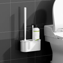 Toilet Bowl Brush Set with 2 Replaceable Heads