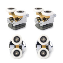 Curved Shower Door Rollers 23mm 25mm Set of 4