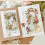 Scrapbook border paper cutout frame with flower embossing 7