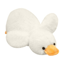 Bréagán Plush Lacha Bán Ainmhí Líonta Bog 1 phíosa