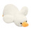 Witte eend pluche speelgoed, zacht knuffeldier, 1 stuk 1