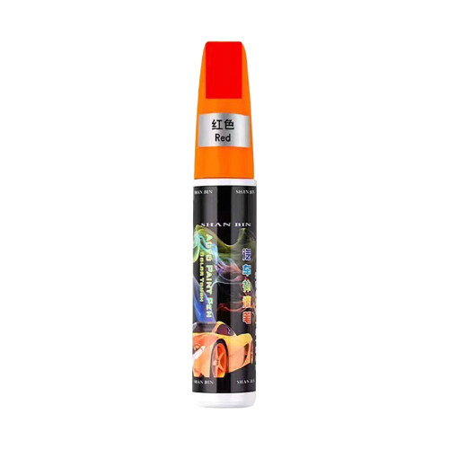 Red Car Scratch Repair Pen with Paint Refill