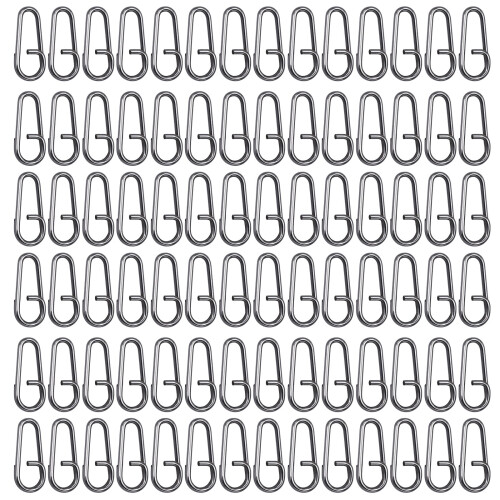 Fishing Split Rings High Strength Oval Heavy Duty 100 pcs