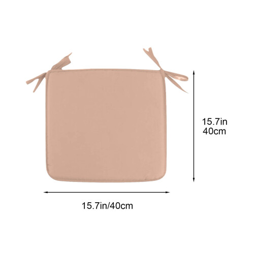 Dining Chair Cushions with Non-Slip Straps, Soft 2