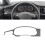 For   Mk7 Bora 2019-2023 Carbon Fiber Central Console Dashboard Panel Trim Accessories 2