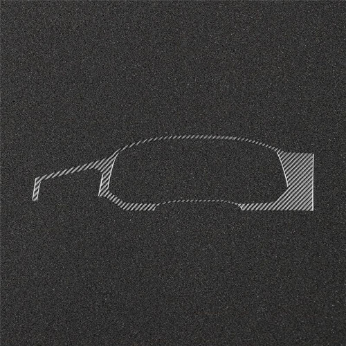 For   Mk7 Bora 2019-2023 Carbon Fiber Central Console Dashboard Panel Trim Accessories 2