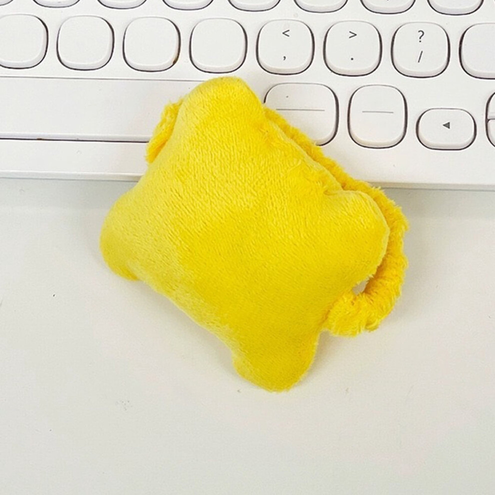 Mini Wearable Mouse Wrist Pillow With Elastic Band Yellow 9027700243040