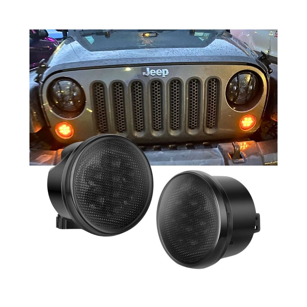Turn Signal S For Jeep Wrangler 2007Â2017 Jk/Jku Light/Amber 9422877589180