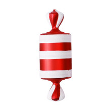 Red and White Christmas Candy Pendant Ornament