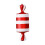 Red and White Candy Christmas Ornaments Set 1