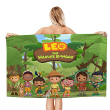 Wildlife Ranger Beach Towel for Women 30x60 inches