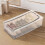 Clear Foldable Shoe Storage Box PVC Dust-Proof Stackable 3