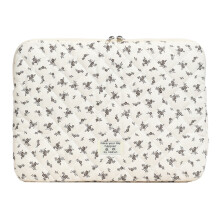 Laptop Sleeve Floral Maple Leaf Design Black 14.17" x 0.98"