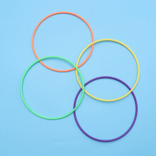 ROSENICE Toss Rings Set 20 Pieces Assorted Colors 9.3 Inches