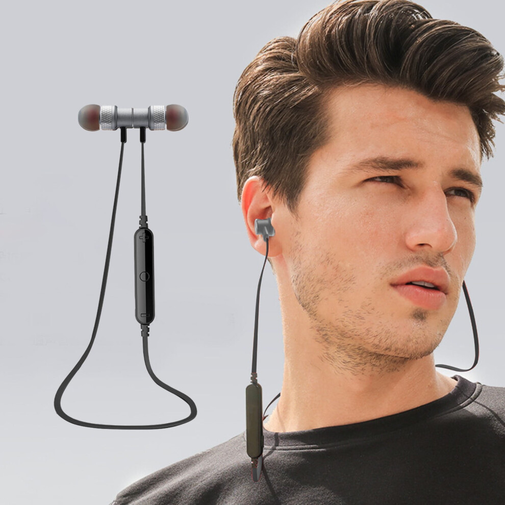 Noise Cancelling Bluetooth Neckband Headphones Hifi Sound 9422877073283