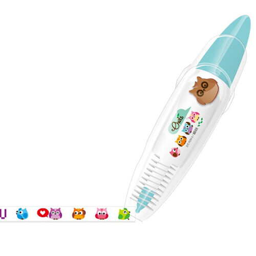 Animal Press Correction Tape with Lace Refillable Plastic