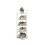 Étagère à chaussures verticale à 5 niveaux en fer blanc 1