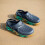 Herresandaler med flip-flops i lyserød, størrelse 8,5 4