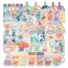 Custom Drink Cup Stickers Waterproof 50-Piece