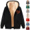Damen-Kapuzenpullover mit Fleecefutter und Taschen 5