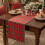 Buffalo Plaid Julebordløper Snøfnugg Farmhouse 2