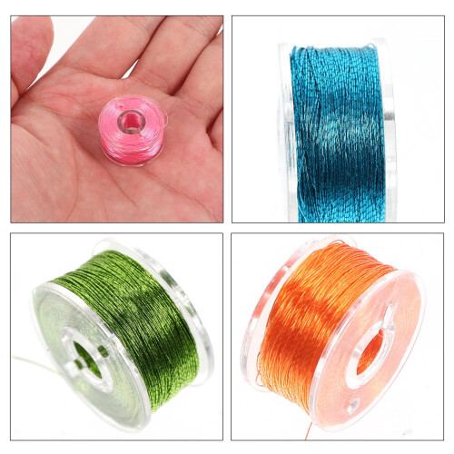 Metallic Embroidery Thread 25 Rolls 2