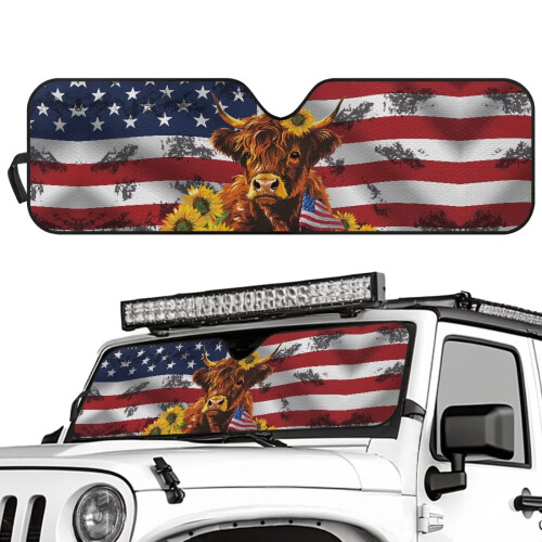 Foldable Windshield Sun Shade for Jeep Wrangler Compass 1