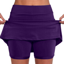 Damen-Sport-Skort, lila, Größe S