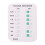 Pet Feeding Reminder Magnetic Sticker AM/PM Chart 2 Pack 1