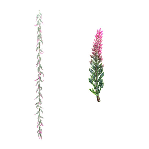 Artificial Lavender Garland 1.8m Multicolour